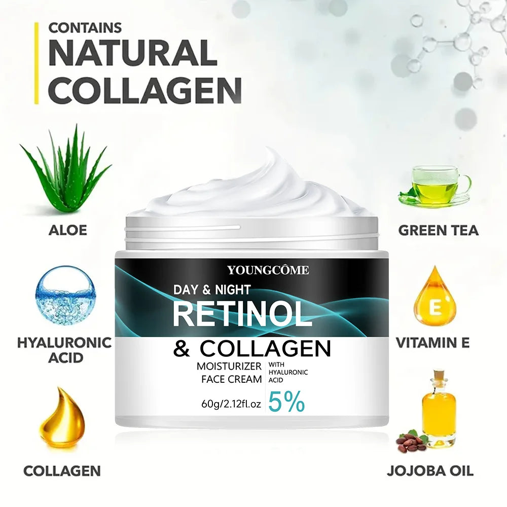 Retinol Cream Promotes Skin Elasticity And Luster,Anti Aging Firming Lifting Fade Fine Lines Moisturizing Brightening Skin cream
