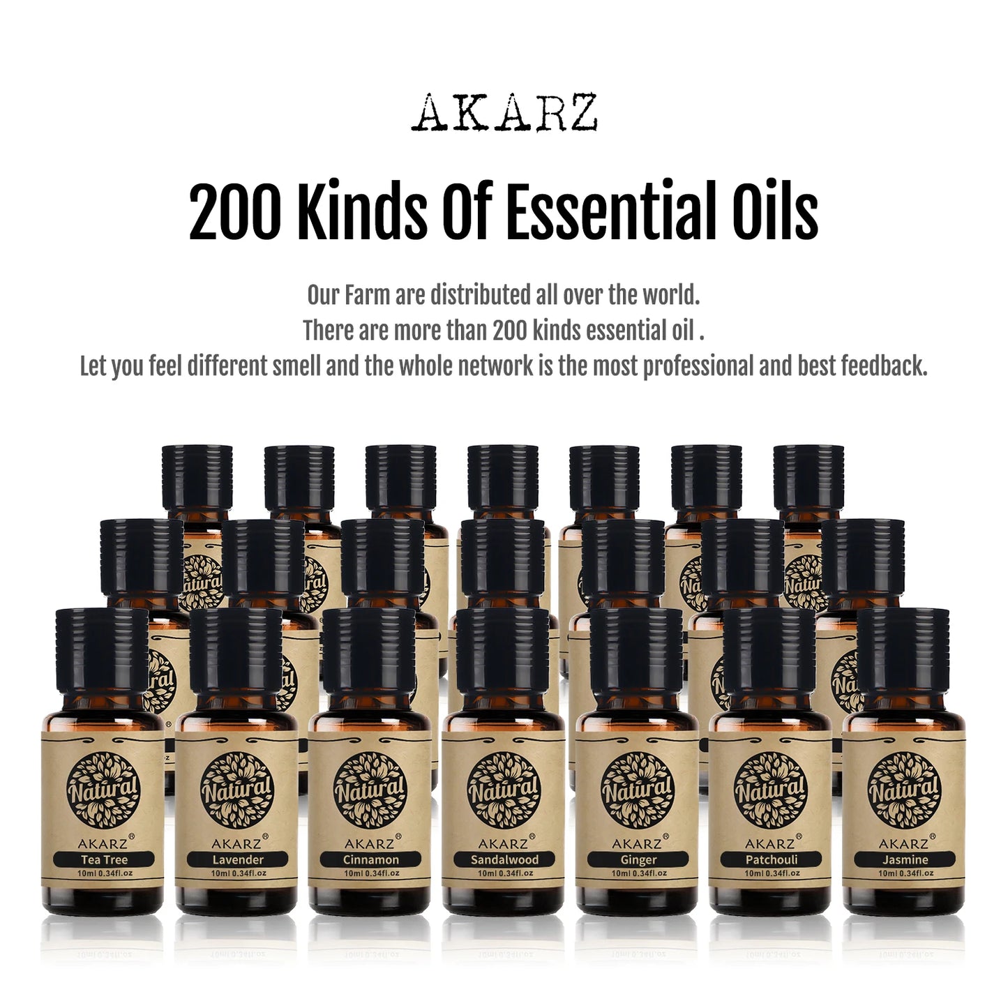 AKARZ Sweet Almond Oil for Body, Face & Skin Care