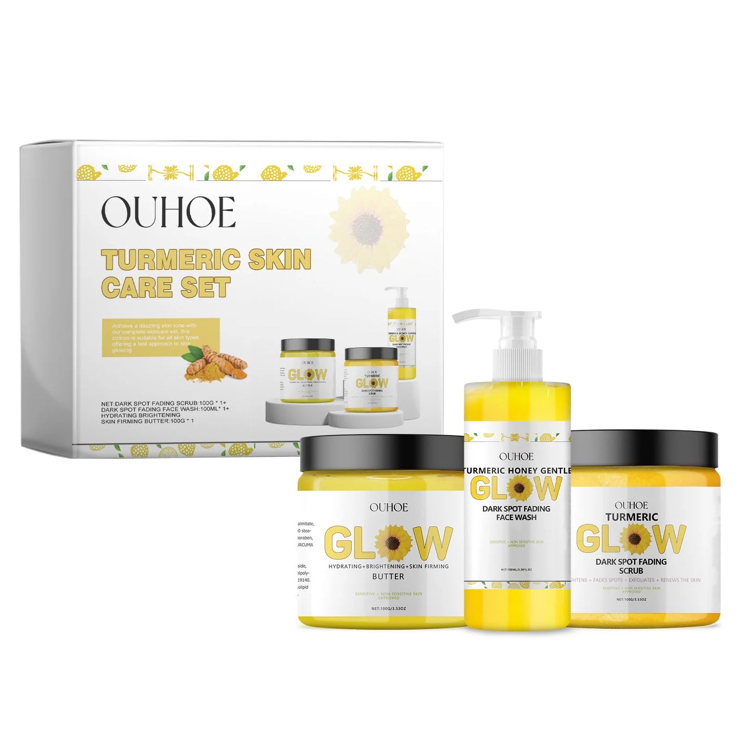 set Turmeric Face Skin Care