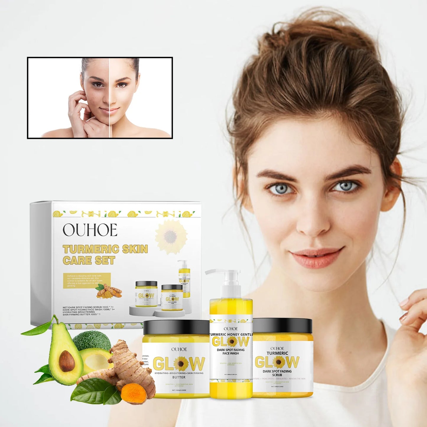 set Turmeric Face Skin Care