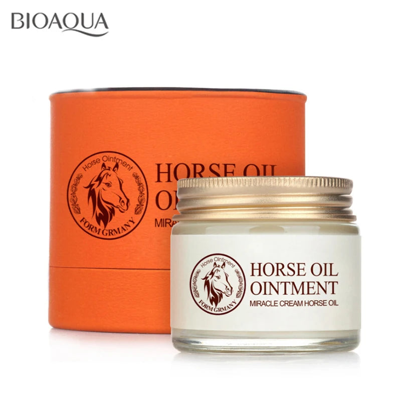 BIOAQUA Face Cream Horse Oil Ointment Moisturizer