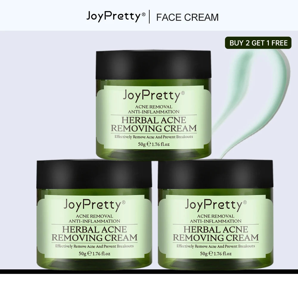 JoyPretty Herbal Acne Face Cream Body Pimple Treatment