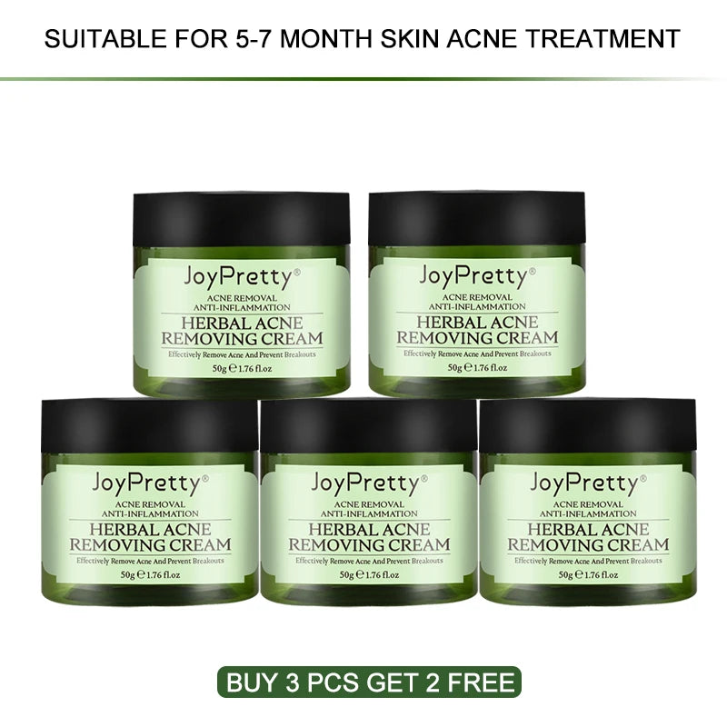 JoyPretty Herbal Acne Face Cream Body Pimple Treatment