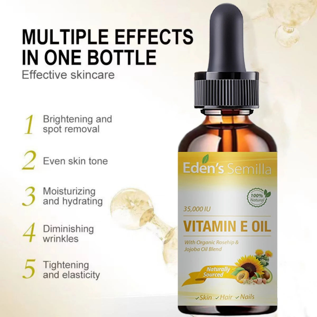 Botanical Extract Vitamin E Oil